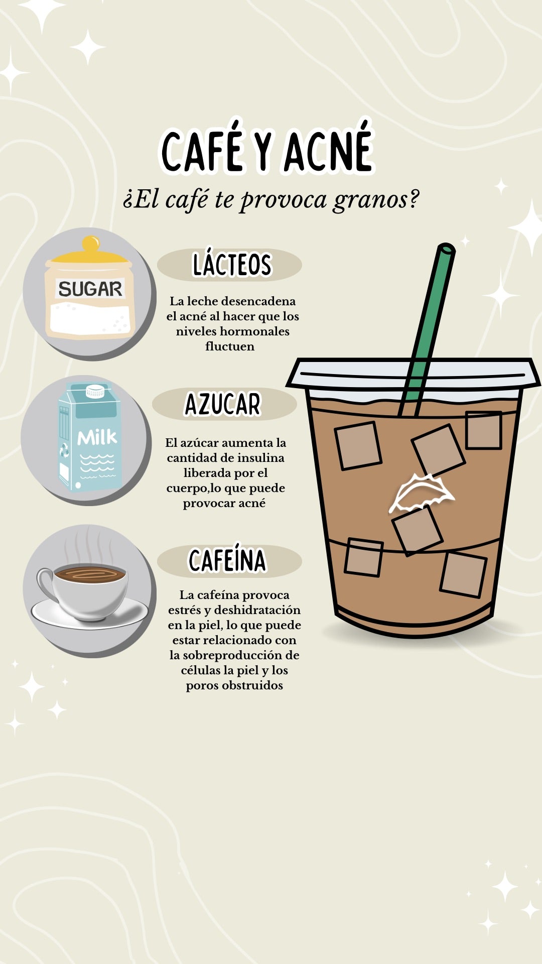 Cómo influye el café con el acné